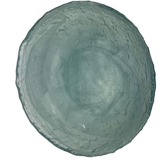 Baby blue glass textured bowl - Picture 10 of 13